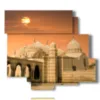 tableau representant une photo d egypte - version: 6 pannelli 113x99cm