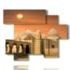 tableau representant une photo d egypte - version: 6 pannelli 127x102cm