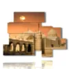 painting representing a photo of egypt - version: 10 pannelli 171x124cm