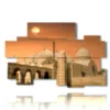 painting representing a photo of egypt - version: 10 pannelli 176x115cm