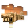 cuadro que representa una foto de egipto - version: 12 pannelli 179x146cm