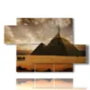 cuadro con foto de epoca de egipto - version: 5 pannelli 128x85cm
