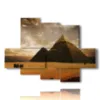 tableau avec photos vintage d egypte - version: 6 pannelli 135x96cm