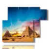tableau photos pyramides d egypte - version: 6 pannelli 122x96cm