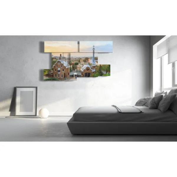 Drucke mit Fotos vom Stadtzentrum Barcelonas