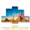 cuadro foto piramides de egipto - version: 6 pannelli 135x85cm