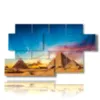 painting photos egypt pyramids - version: 7 pannelli 157x90cm