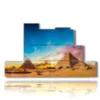 painting photos egypt pyramids - version: 7 pannelli 171x101cm