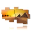 tableaux egypte ancienne au coucher du soleil - version: 10 pannelli 186x115cm
