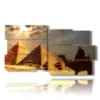historical painting egypt at sunset - version: 10 pannelli 183x100cm