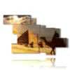 historical painting egypt at sunset - version: 10 pannelli 199x125cm