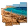 tableau avec photos de la mer d egypte - version: 5 pannelli 106x98cm