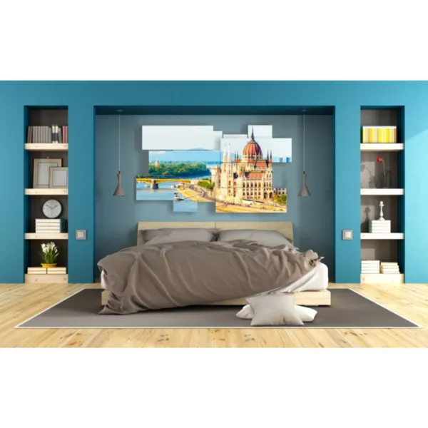 cadre décoratif du Parlement de Budapest