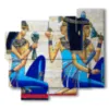 painting with photo cleopatra egypt - version: 5 pannelli 106x98cm
