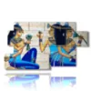 tableau avec photo cleopatre egypte - version: 7 pannelli 157x90cm