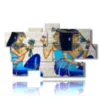 tableau avec photo cleopatre egypte - version: 9 pannelli 182x107cm