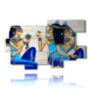 painting with photo cleopatra egypt - version: 10 pannelli 186x115cm