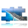 painting with photos cuba island - version: 9 pannelli 187x110cm