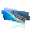 painting with photos cuba island - version: 9 pannelli 200x111cm