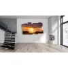 foto temporale tra colori del tramonto stampe design moderne  3d Duudaart