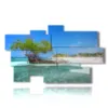painting with photos cuba mare - version: 9 pannelli 182x107cm