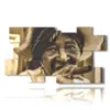cuban photo painting with cigar - version: 10 pannelli 186x105cm