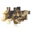 cuban photo painting with cigar - version: 17 pannelli 245x153cm