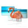 beach bird paintings - version: 7 pannelli 171x102cm
