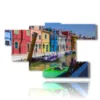 cuadros en venecia ciudad de burano - version: 7 pannelli 172x103cm