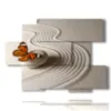 painting with butterfly in a world of sand - version: 6 pannelli 129x94cm