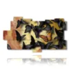 quadri con le farfalle nere e gialle - version: 11 pannelli 198x112cm
