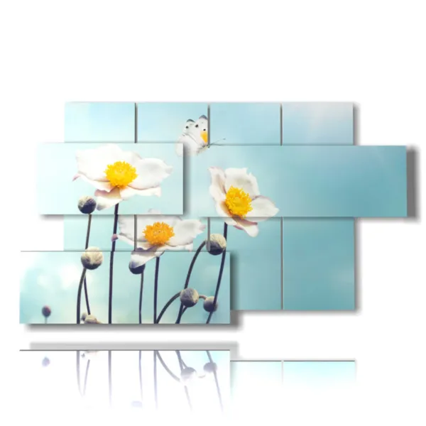 Gemälde mit erhabenen Schmetterlingen