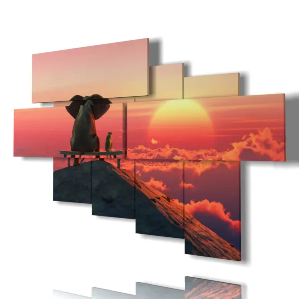 paintings of elephants