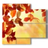 painting with autumn leaves image - version: 4 pannelli 91x85cm