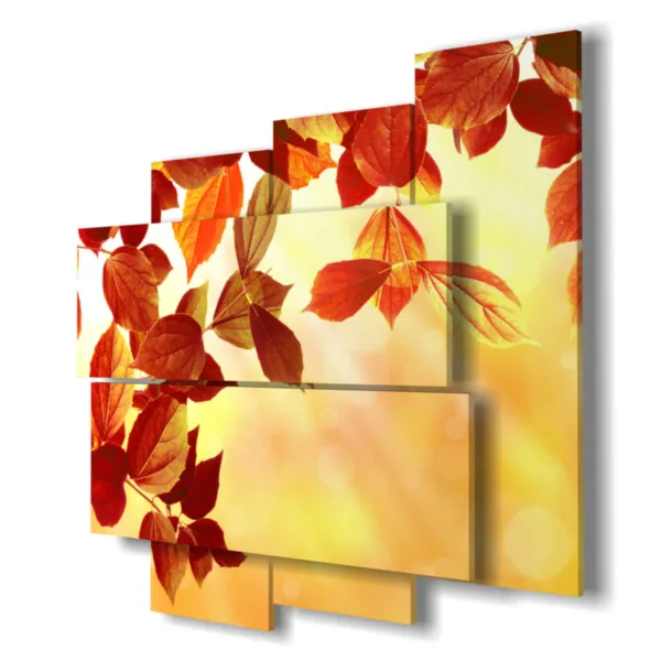 Bild mit Herbstblättern