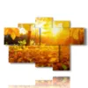 painting with autumn phot - version: 6 pannelli 136x91cm