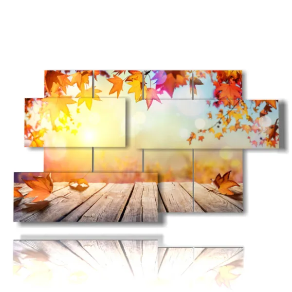 Photo d''automne en montagne