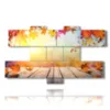 painting with autumn mountain photos - version: 7 pannelli 176x102cm