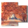 quadro di immagini autunno buongiorno - version: 4 pannelli 91x85cm