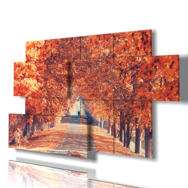 Bonjour, tableaux d''automne.