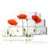 painting with stylized red poppies photos - version: 9 pannelli 173x103cm