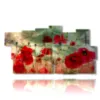 bild mit mohnblumen fotos oder kuenstlerischen zeichnungen - version: 11 pannelli 197x106cm
