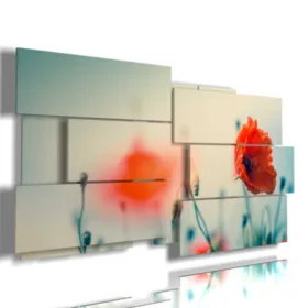 Paintings with poppies and wheat