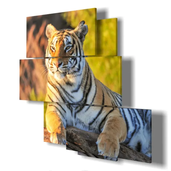 Impression avec tigre