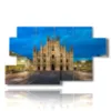 paintings with milan cathedral at night - version: 7 pannelli 157x90cm