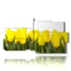 painting sun colored tulips - version: 10 pannelli 183x100cm