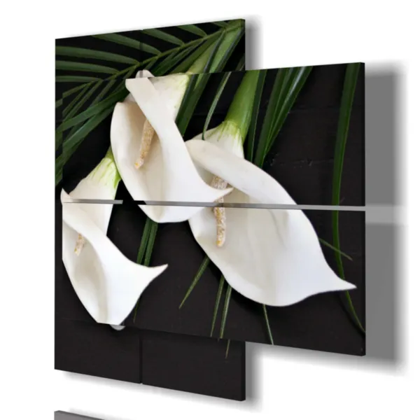 modern white-painted street paintings