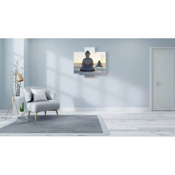 statua di Buddha per il benessere stampe design moderne foto  3d Duudaart