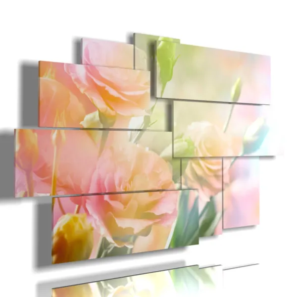 cadre de fleurs colorées