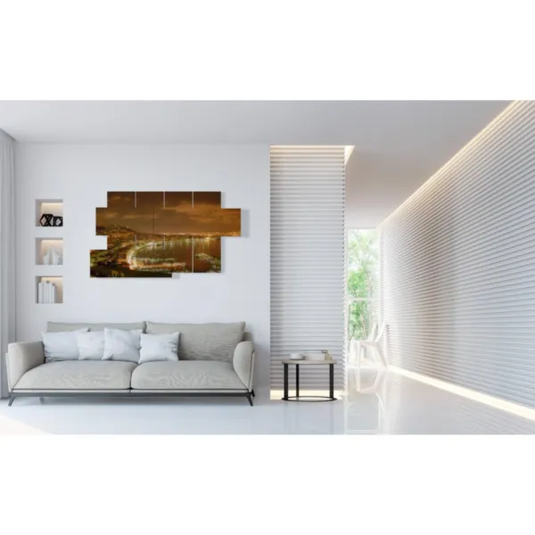 Snapshots of Naples at sunset